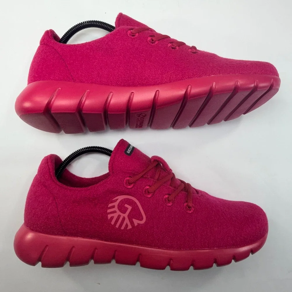 NEW Giesswein Merino Runner Sneakers Womens 42 Pink Wool Lightweight Minimalist